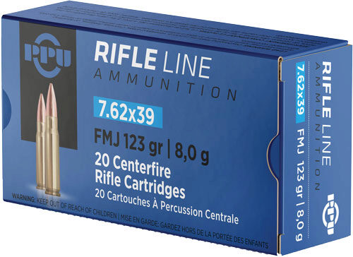 PPU PP739F      7.62X39 FMJ 123GR            20/50