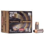 Federal Premium Personal Defense 40S&W 165gr Hydra-Shok Jacketed Hollow Point 20 Per Box