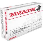 Winchester Ammo USA Target 6.5x55 Swedish 140gr FMJ 20RD