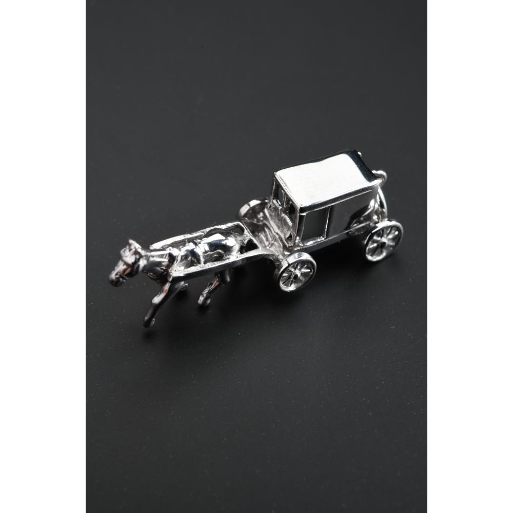 Sterling Silver Amish Wagon Charm