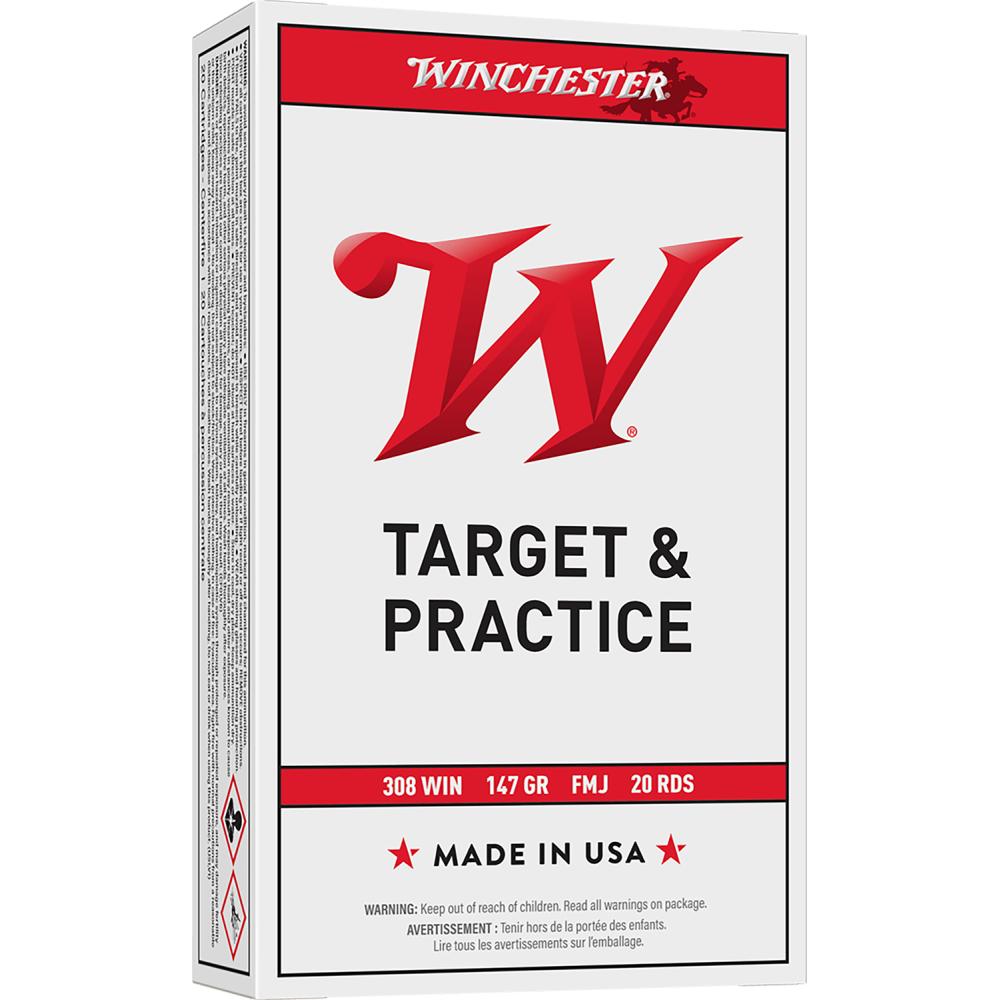 Winchester Ammo USA 308Win 147gr FMJ 20RD