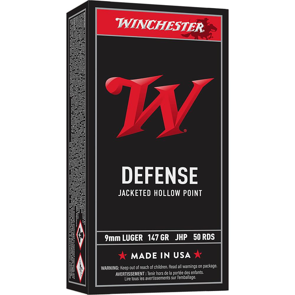 Winchester Ammo USA 9mmLuger 147gr JHP 50RD