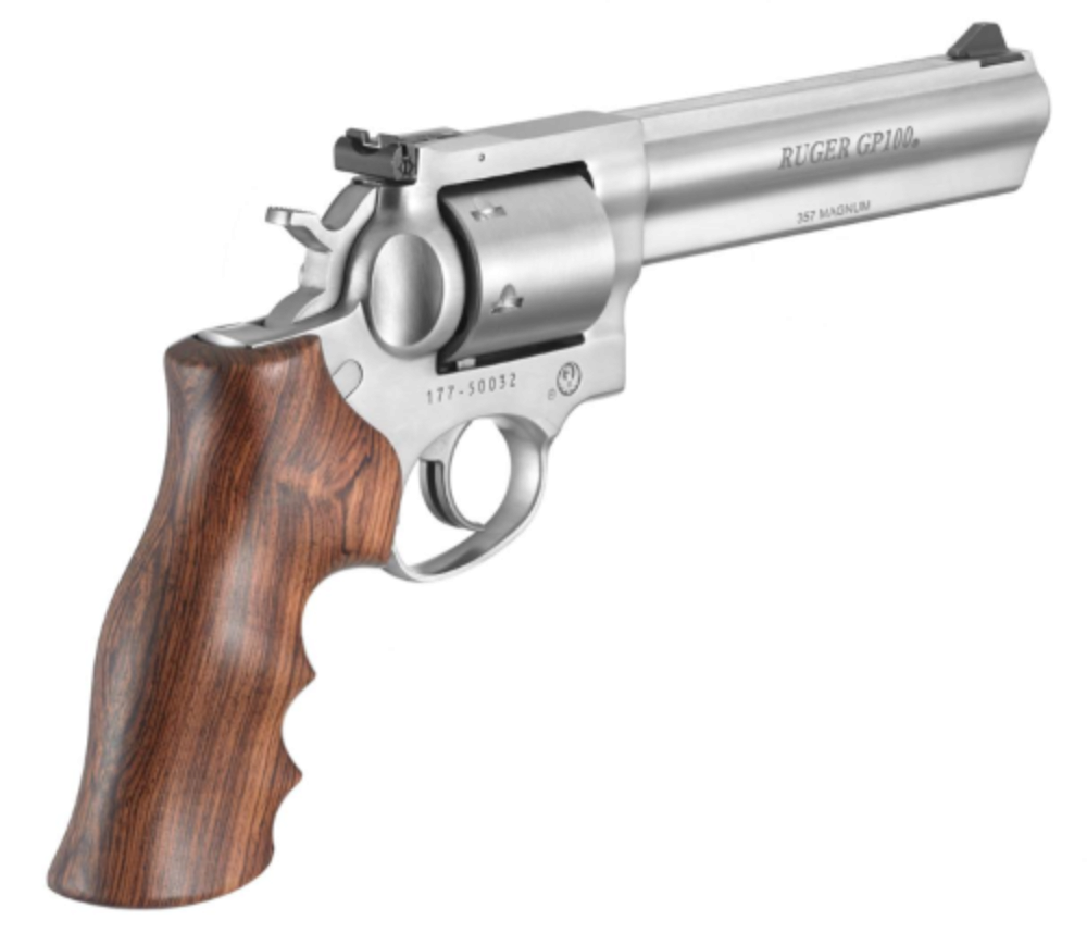 GP100 357MAG SS UNFLUTED 6
