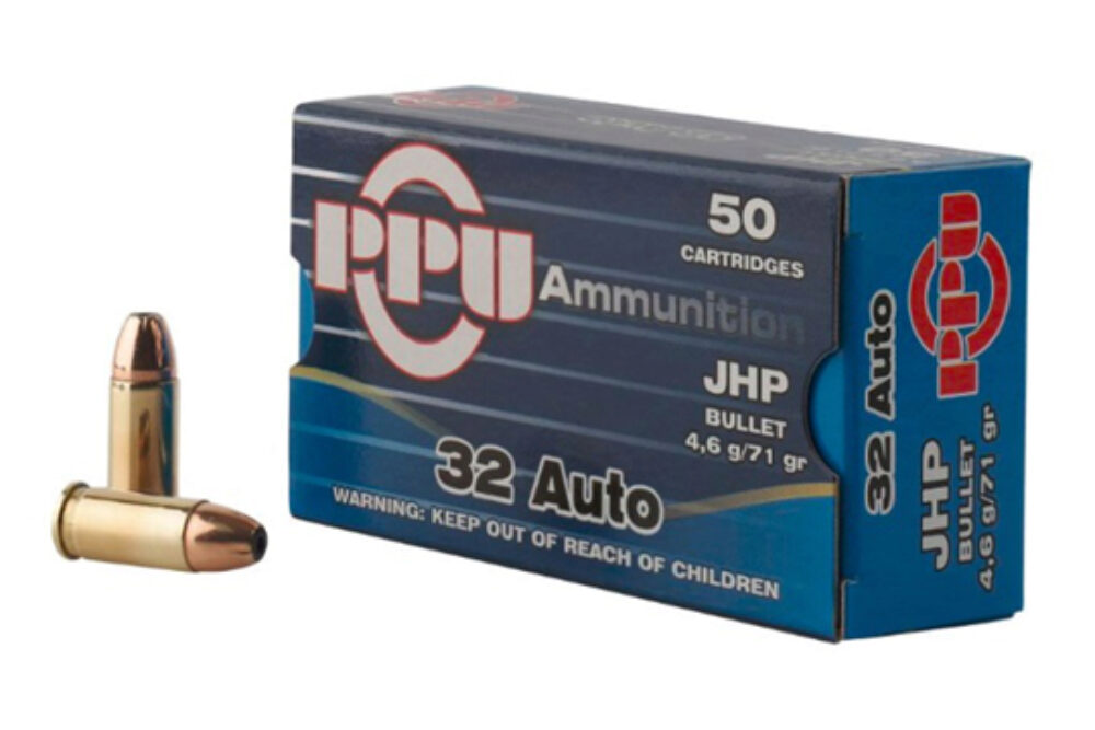 PPU PPD32A      32 ACP       71 JHP          50/20