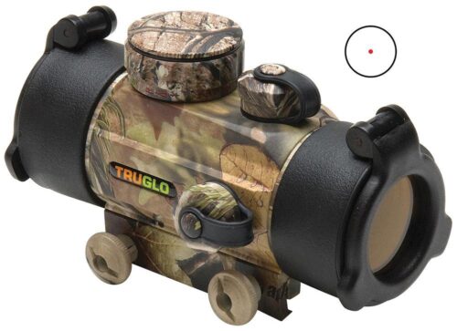 Truglo Traditional Red Dot Sight - 1x30mm 5 MOA Dot Size - APG Camo