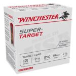 Winchester Super Target Shotshells 12 ga 2-3/4" 1 oz 1290 fps #7.5 25/ct