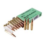 Sellier-Bellot Subsonic Rifle Ammunition .300  Blackout 200 gr FMJ 1060 fps 20/ct