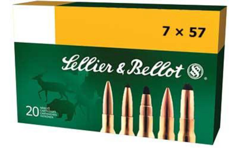 Sellier & Bellot Rifle Ammunition 7x57mm 173 gr SPCE 725 fps - 20/box Sellier & Bellot Rifle Ammunition 7x57mm 173 gr SPCE 725 fps - 20/box