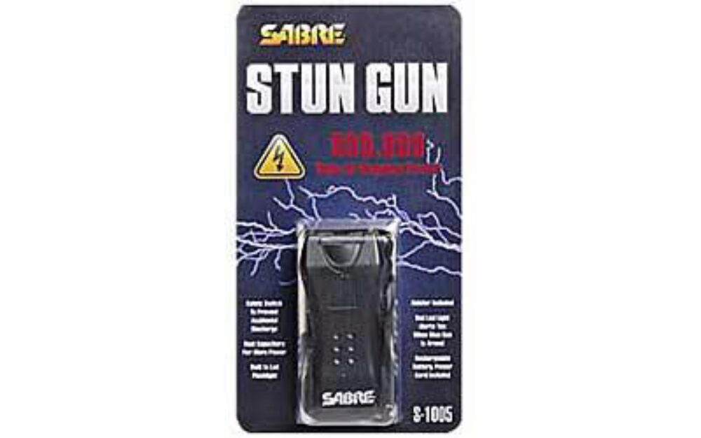 Sabre 600000 Volt Mini-Stun Gun with LED - Black Sabre 600000 Volt Mini-Stun Gun with LED - Black