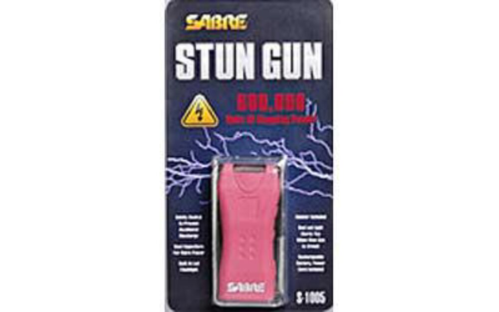 Sabre 600000 Volt Mini-Stun Gun with LED - Pink Sabre 600000 Volt Mini-Stun Gun with LED - Pink