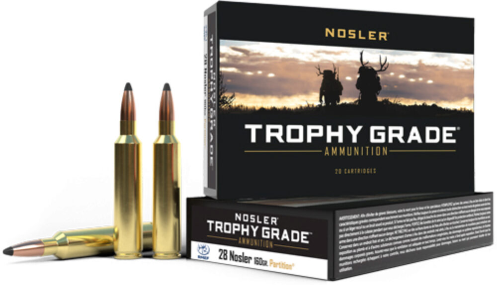 28 Nosler 160gr Partition (20 ct.) Ammunition 28 Nosler 160gr Partition (20 ct.) Ammunition