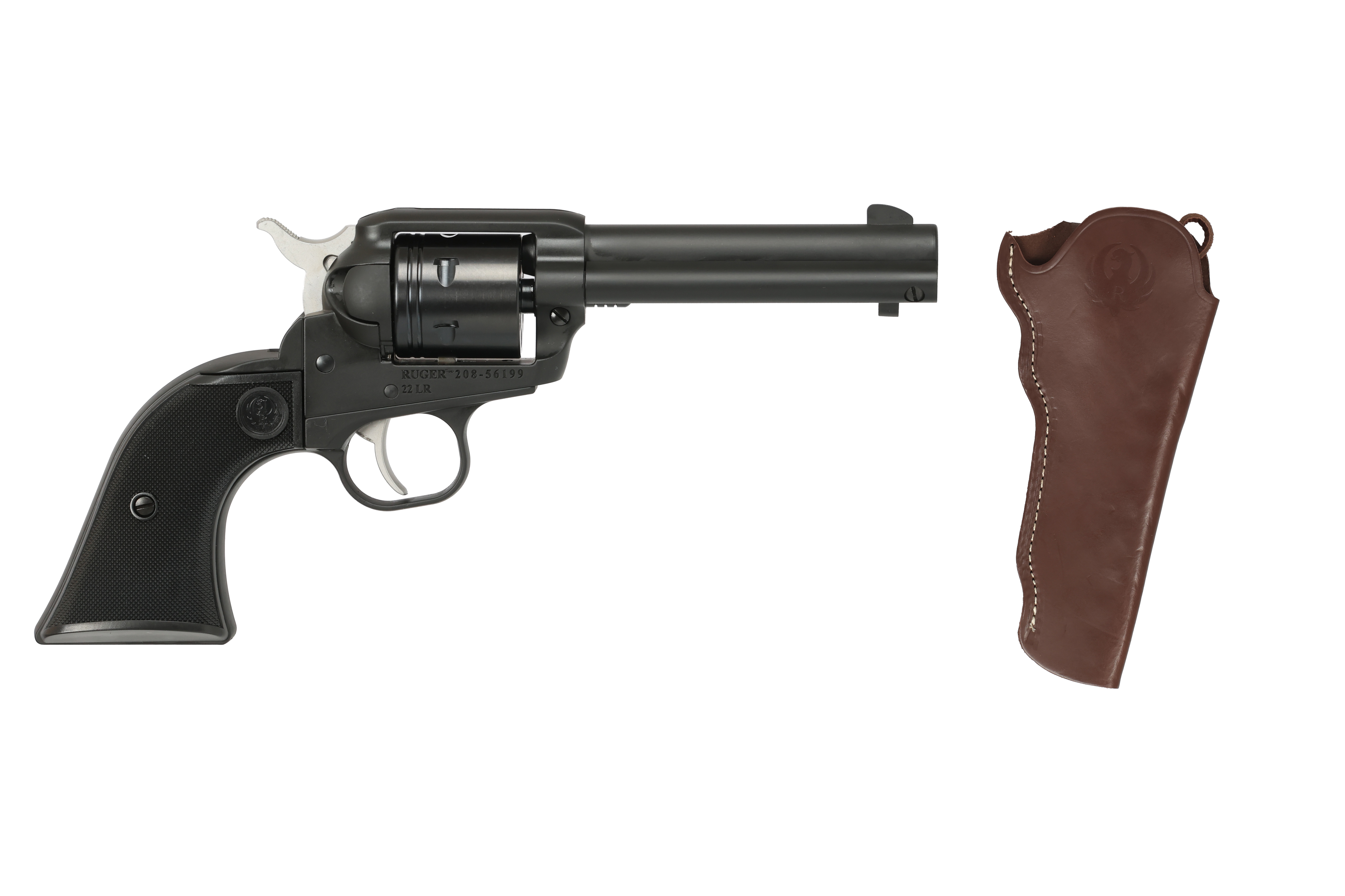 RUGER WRANGLER 22LR BLK 4.6" W/HOLSTER-img-0