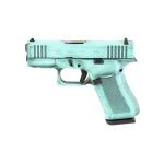 GLOCK 43X  Battle Worn Robins Egg Blue 9MM