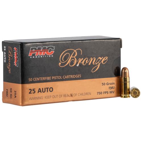PMC 25ACP 50GR FMJ