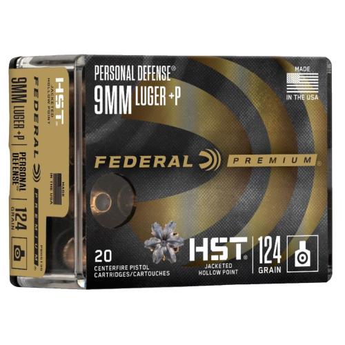 Federal HST 9mm 124gr +P HP