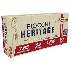 Fiocchi 30 LUGER 93GR SJSP
