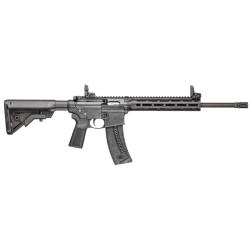 Smith & Wesson 10206 M&P15-22 Sport *CA,CO,MD Compliant 22 LR Caliber with 10+1 Capacity, 16.50 Barrel, Matte Black Metal Finish & 6 Position CAR Black Synthetic Stock Right Hand