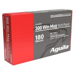 Aguila 300Win Mag 180gr InterLock Boat Tail Soft Point