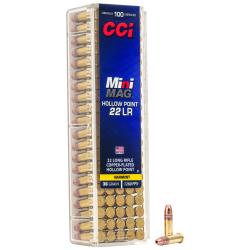 CCI Mini-Mag High Velocity 22LR 36gr Copper Plated Hollow Point 100 Per Box/50 Case