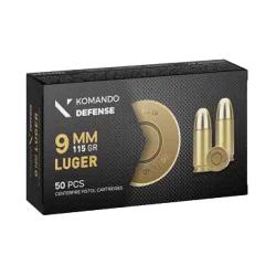Dickinson LLC BRASS9mm Luger115gr Full Metal Jacket 50 Per Box/20 Case
