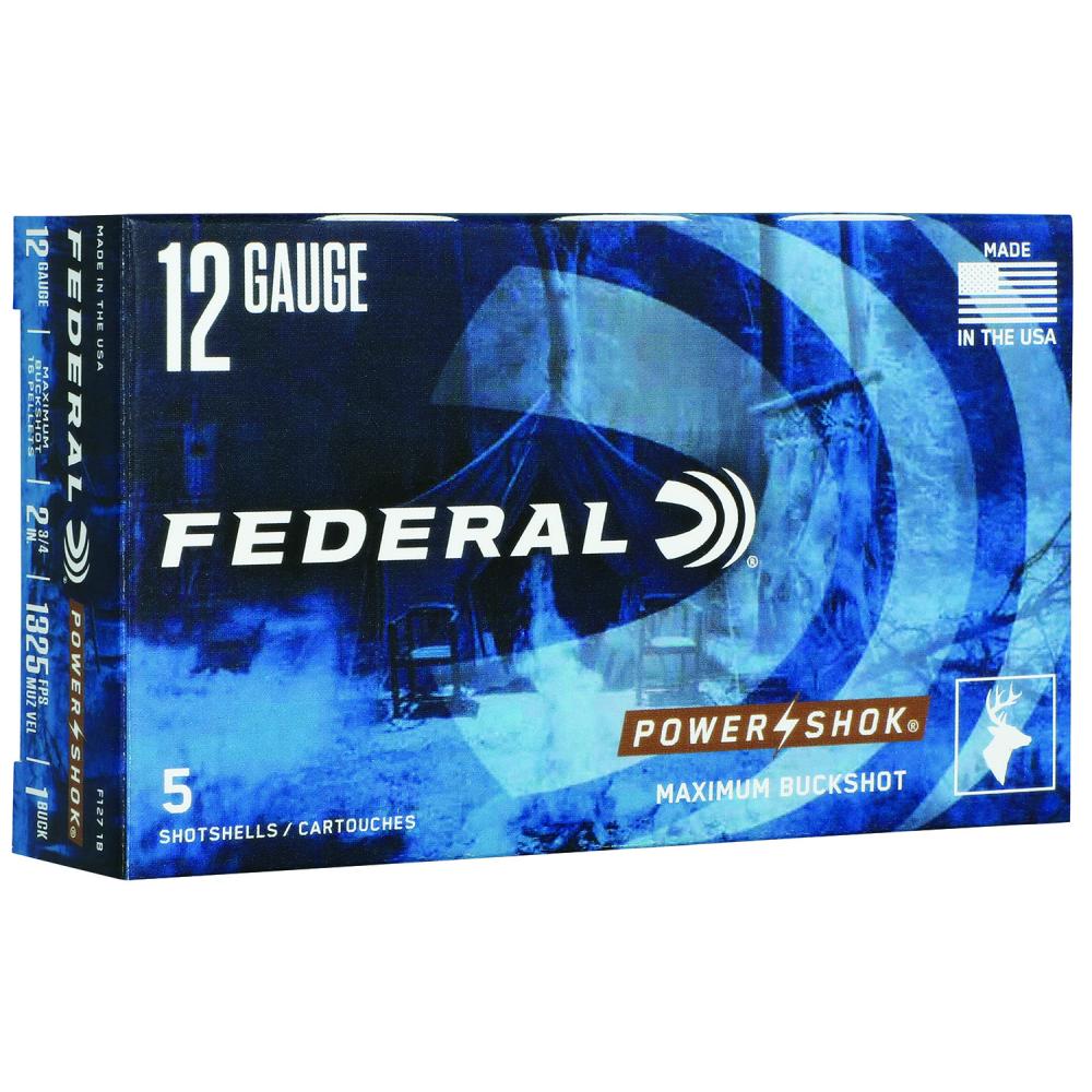 Federal 12GA 2.75" #1 BUCK