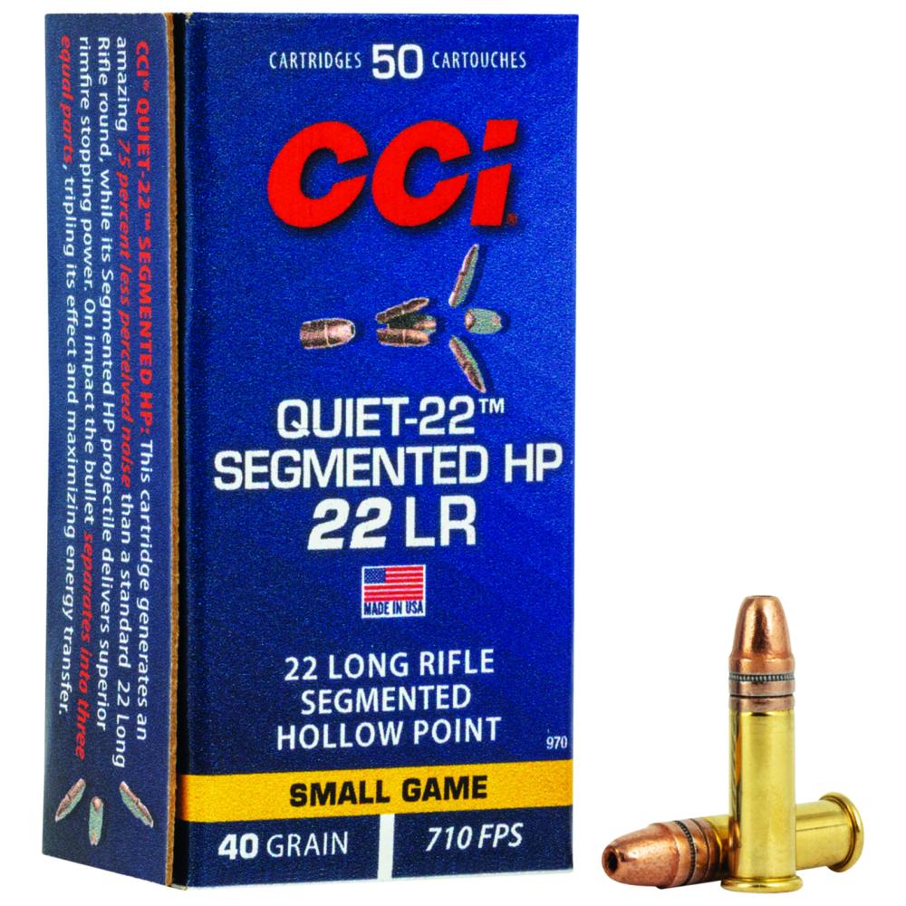 CCI 22LR QUIET 40GR SHP