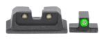 Meprolight ML41766 Hyper-Bright Green Ring Front/Green Rear Sights for S&W M&P Fullsize Compact Subc