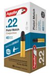 Aguila Match Pistol Rimfire Ammunition .22 LR 40 gr LRN 925 fps 50/ct