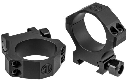 SIG ALPHA1 34MM HIGH RINGS ALUM MATTE BLK