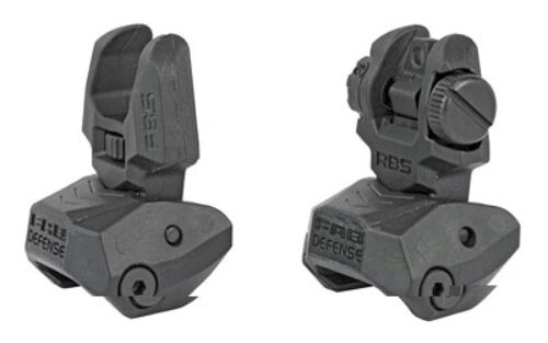 FAB DEF POLY FLIP-UP SIGHT SET BLK