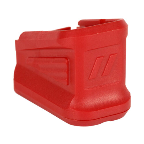 ZEV +5 BASEPAD FOR GLOCK 17 MAGAZINE RED