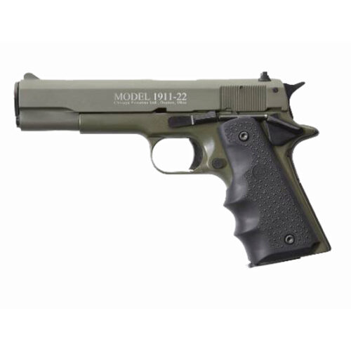 CHIAPPA 1911-22 22LR 5 OD GREEN HOGUE GRIPS