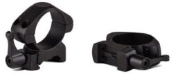Konus 7410 Steel Rings  Matte Black 30mm Quick Release Medium 0 MOA