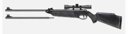 Beeman 1022 Black Club Combo Spring Piston 22 1rd Shot Black Black Receiver Black Scope 4x32mm