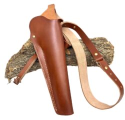 Hunter Company 1160 Hunter  OWB Chestnut Tan Leather Shoulder Fits S&W 500 8.37 Barrel