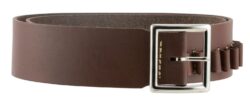 Hunter Company 1451L Cartridge Belt  Antique Brown Leather 45 Cal 25rd Pistol 40-45