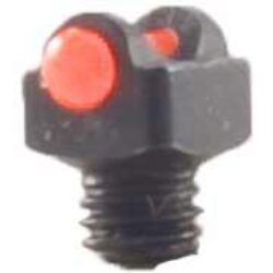 TruGlo TGTG954AR StarBrite Deluxe Bead  Black | Red Fiber Optic Front Sight 6-48 Threads