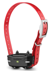 Garmin 0100120900 PT10 Dog Device Collar  Red Rechargeable Li-ion 1 Mile Range