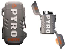 Pyro Putty PPARC2 Dual Arc Elite Lighter Gray 2.63 Long Includes USB Cable/Lanyard
