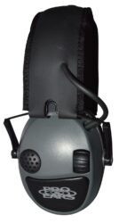 Pro Ears PESILVER Silver 22 Electronic Muff 22 dB Over the Head Gray/Black Adult 1 Pair