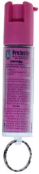 Sabre SRPNBCPKR02 Dog Spray  Capsaicin Range 12 ft 0.75 oz Pink Includes Key Ring