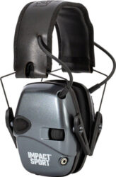 Howard Leight R02532 Impact Sport  22 dB Over the Head Gray/Black Youth/Adult Small