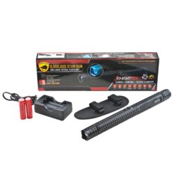 Guard Dog BTSGGDK8000 Knightro  8,000 Stun Gun with Light Black Aluminum