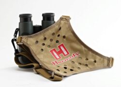 Hornady 99121 Binocular Harness  Tan Red Logo Elastic Straps