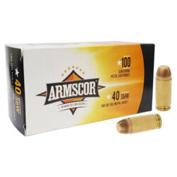 ARMSCOR AMMO 40SW 180GR FMJ 100/12 VALUE PACK
