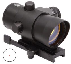 NcStar DLB140R 40mm Red Dot with Red Laser  Black Anodized 1 x 3 MOA Red Dot