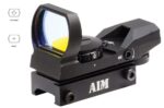 Aim Sports RT401 Reflex Sight Classic Edition Matte Black 1x34mm Red Multi Reticle