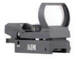 Aim Sports RT4WF1 Reflex Sight Warfare Edition Matte Black 1x 24mm x 34mm Red/Green Multi Reticle