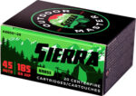 SIERRA OTDMST 45ACP 185GR JHP 20/200