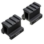 TruGlo TG8992B Picatinny Riser Mount  Matte Black Anodized
